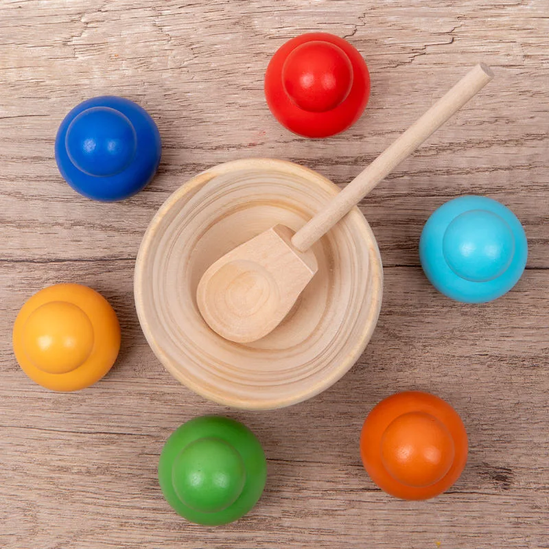 Montessori Coloring Ball and Cup Children Educational Learning Educational Toys