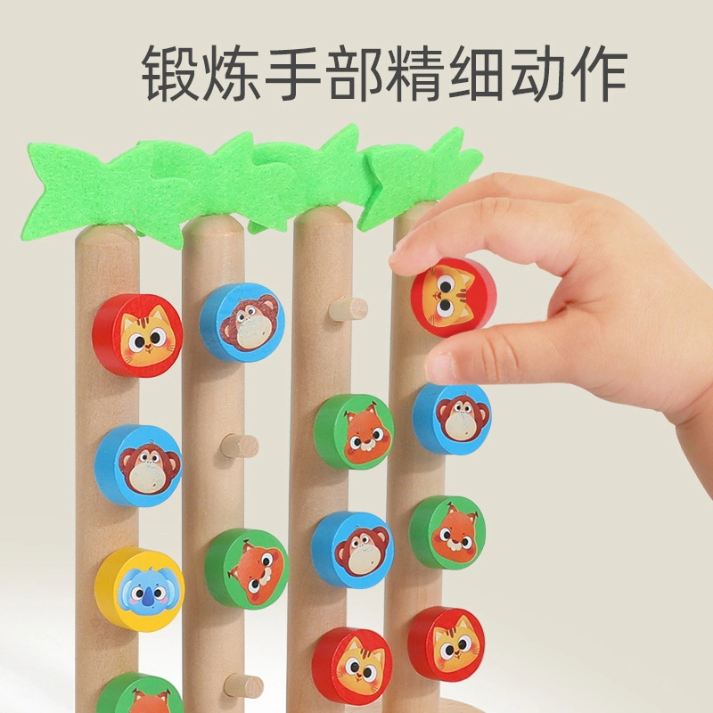 New Baby Educational Wooden Animals Climbing Toy