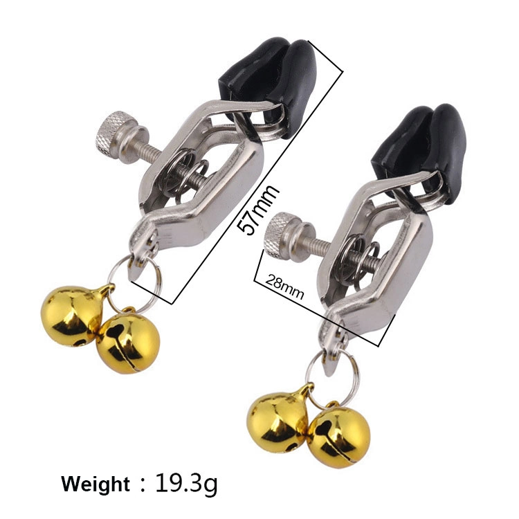 Bondage Sex Toys Fetish Magnetic Breast Nipple Clamp for Couples Sm Games Adjustable Gold Metal Clamp Bdsm Restraints