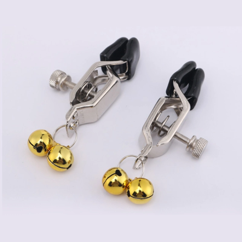 Bondage Sex Toys Fetish Magnetic Breast Nipple Clamp for Couples Sm Games Adjustable Gold Metal Clamp Bdsm Restraints