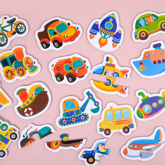 Custom Early Educational Cognitive Jigsaw Learning Puzzle Toys