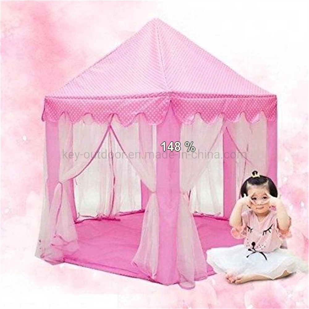 Outdoor Indoor Portable Folding Princess Castle Tent Children′s Playhouse Tent