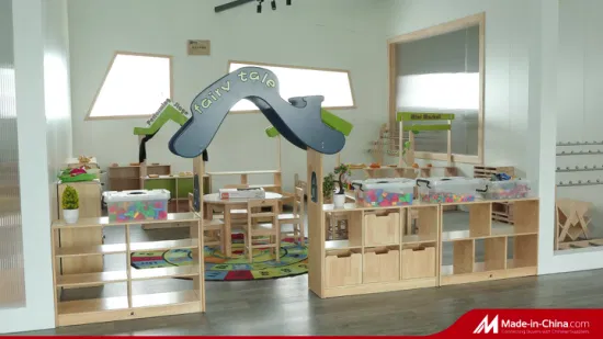 現代の幼稚園および幼稚園の教室の学生用家具、子供用家具、木製の子供用家具、保育園および保育園のベビー用家具