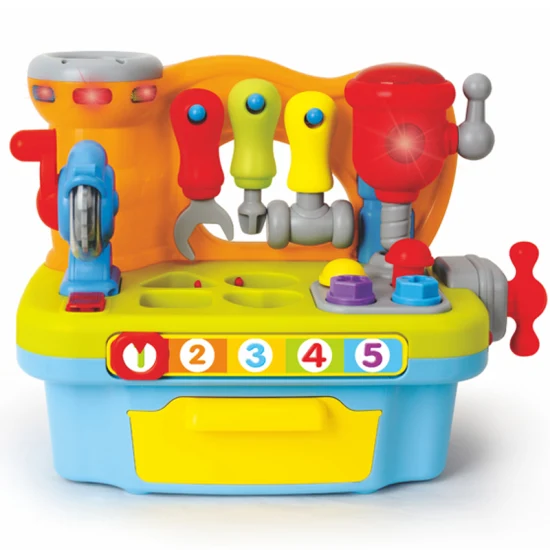 ファクトリー・アウトレット フィジェット 就学前教育用プラスチックおもちゃ ミュージカル学習おもちゃ 建設作業ベンチ構築ツール 赤ちゃんのおもちゃの価格 ベビーキッズ子供のおもちゃ